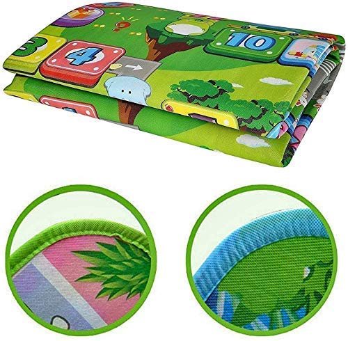 Double Sided Water Proof Baby Play Mat Play mats for Kids Large Size Baby Carpet Play mat Crawling Baby( 5.5 x 3.5 feet)