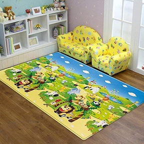 Double Sided Water Proof Baby Play Mat Play mats for Kids Large Size Baby Carpet Play mat Crawling Baby( 5.5 x 3.5 feet)