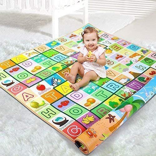 Double Sided Water Proof Baby Play Mat Play mats for Kids Large Size Baby Carpet Play mat Crawling Baby( 5.5 x 3.5 feet)