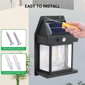 Outdoor Solar Lamp 18,650 mAh lithium battery