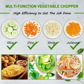 Multi Functional Manual Vegetable Slicer with Grater