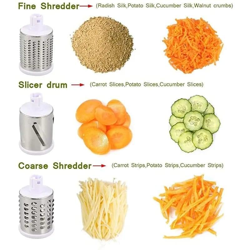 New Vegetable Slicer Cutter Chopper Upgraded Hand Crank Multifunctional Vegetables Graters Shredders Fruit Kitchen Tool