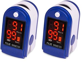 Finger Tip Pulse Oximeter Meter, SpO2 Heart Rate Pulse Oximeter Monitor Blood Oxygen Saturation