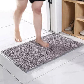 Microfiber anti Slip Bath Mat- Gray