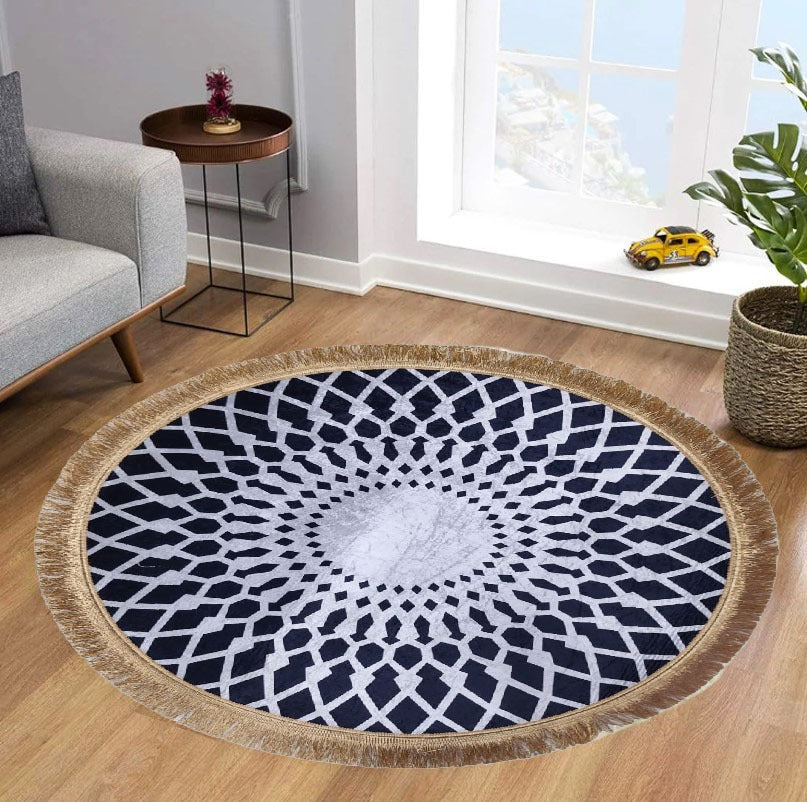 Persian Round Rug Round Rug Carpet Room Carpet  3 x 3 Feet