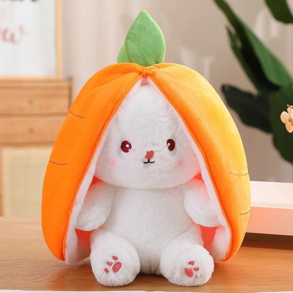 Strawberry Bunny | Pink & Orange | Scented | 25 cm