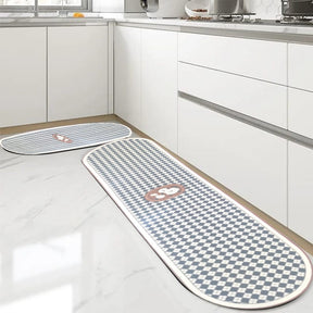 Super Absorbent Anti Slip Large Runner For Bathroom ( Large 15 X 57 Inches )