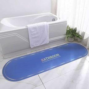 Super Absorbent Anti Slip Large Runner For Bathroom ( Large 15 X 57 Inches )