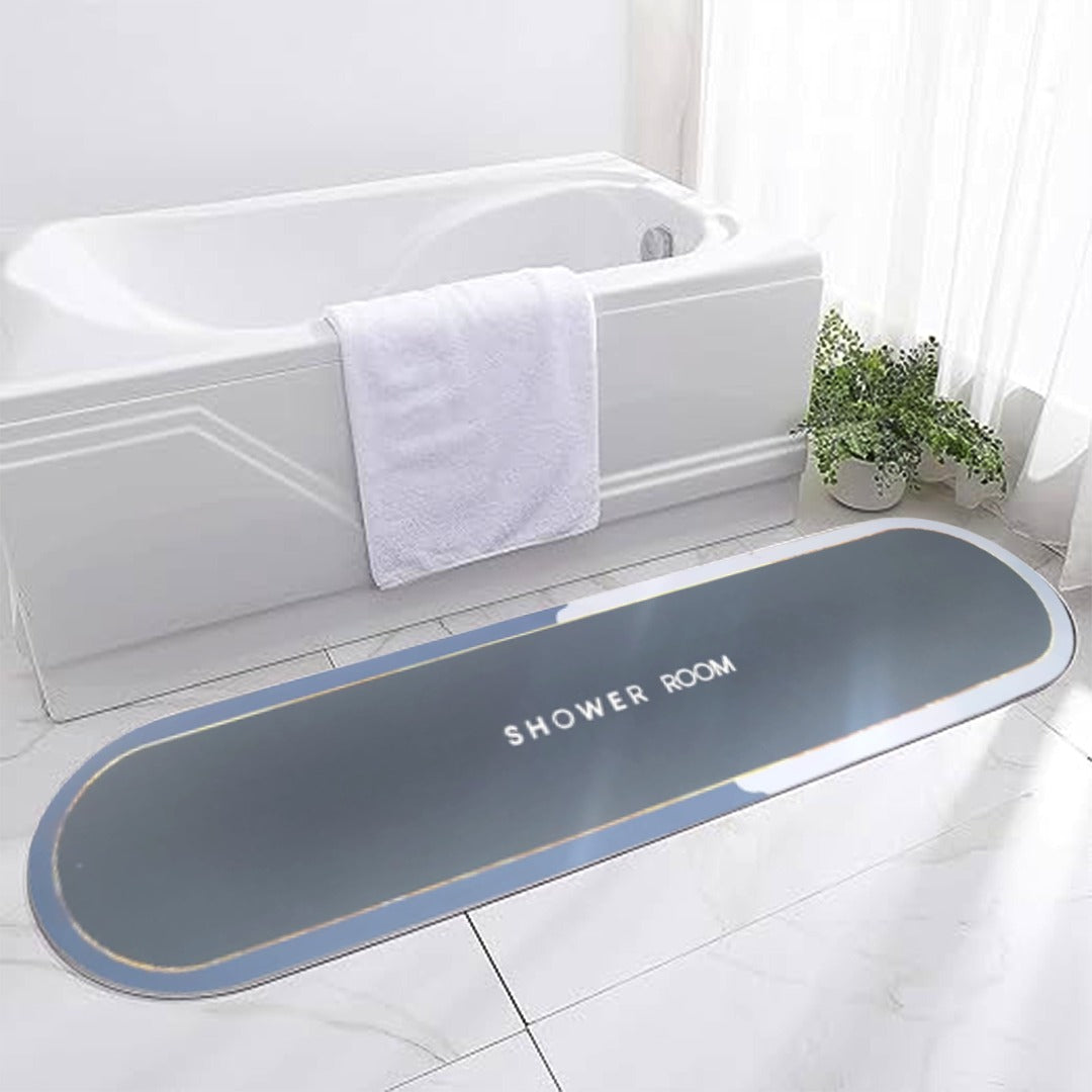 Super Absorbent Anti Slip Large Runner For Bathroom ( Large 15 X 57 Inches )