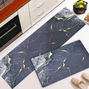 Absorbent Anti Slip Kitchen Mat Floor Set OR Runner