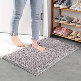 Microfiber anti Slip Bath Mat- Gray