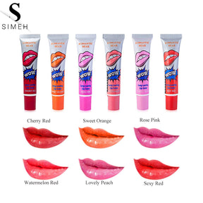 Long Lasting Waterproof Lip Gloss Pack of 6