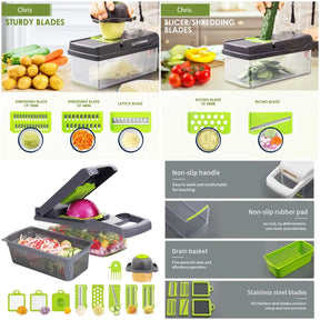 12 In 1 Vegetable Chopper Slicer Dicer