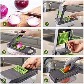 12 In 1 Vegetable Chopper Slicer Dicer