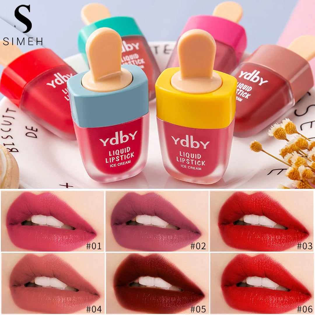 YdbY Ice Cream Liquid Lipstick (Pack of 6)