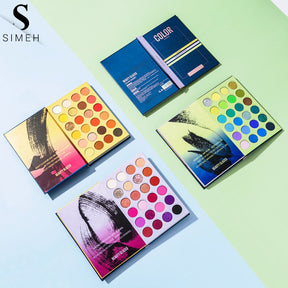 Simeh 72 Color Three-layer Book Palette - Beauty Glazed