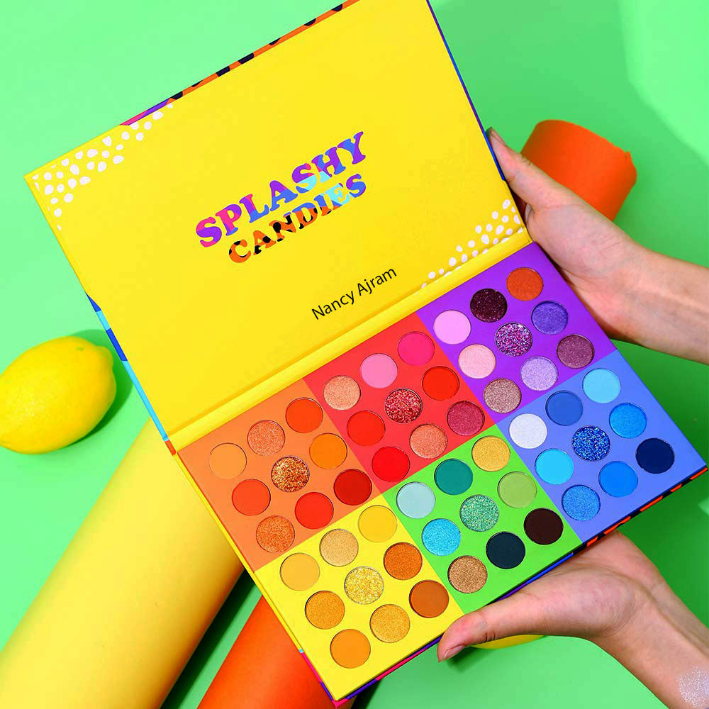 SPLASHY CANDIES Colorful Eyeshadow Palette of 54 Different