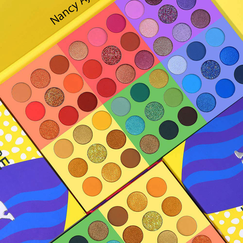 SPLASHY CANDIES Colorful Eyeshadow Palette of 54 Different