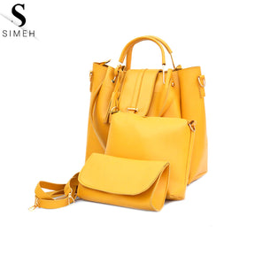 Simeh 3 in 1 Hand Bag -Yellow