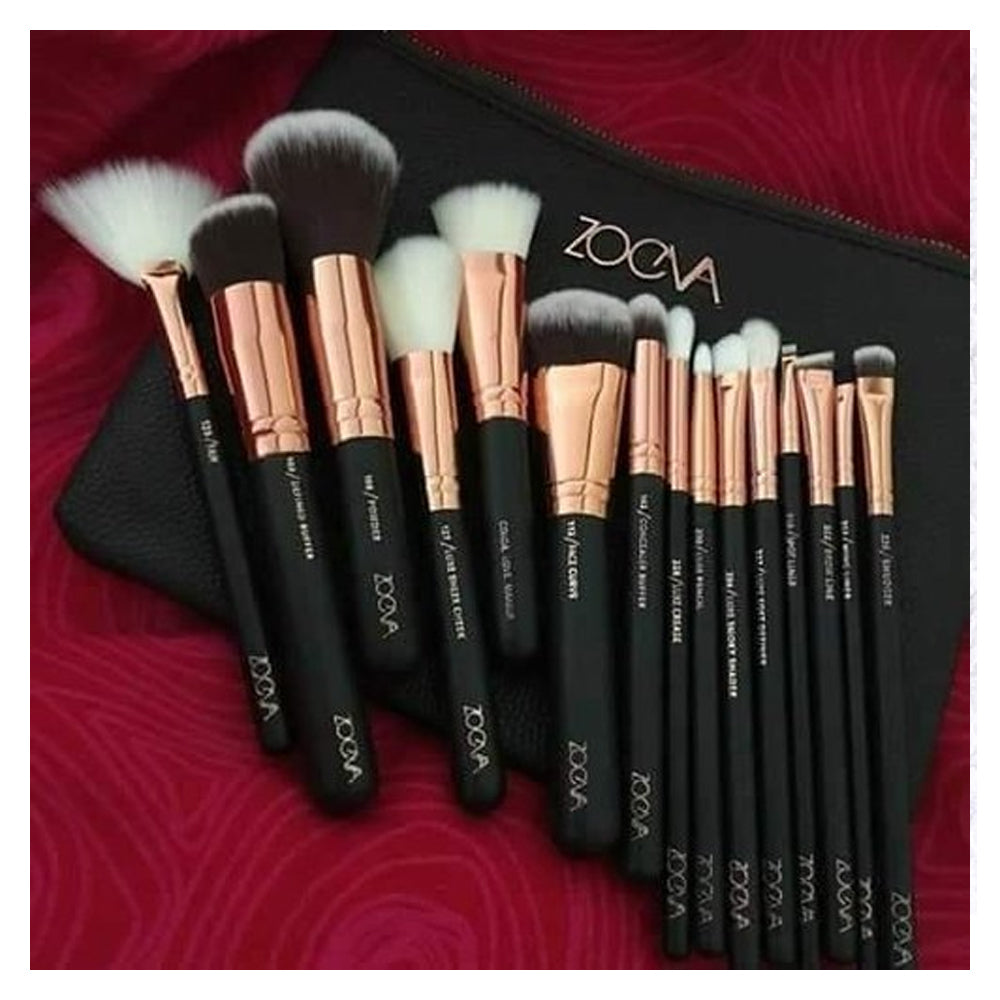 15 Pcs | Zoeva Makeup Brushes Set