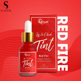 GLAASH LIP & CHEEK TINT WATER BASED RED FIRE 15ML