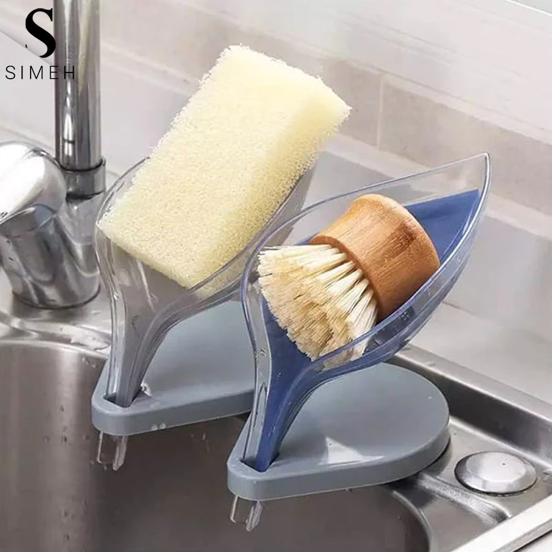 Leaf Shaped Soap Holder 4 Pcs