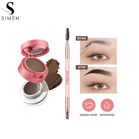 SIMEH | PINKFLASH PF-E22 Eyebrow Gel & Powder Kit 2 in 1 Duo Effect