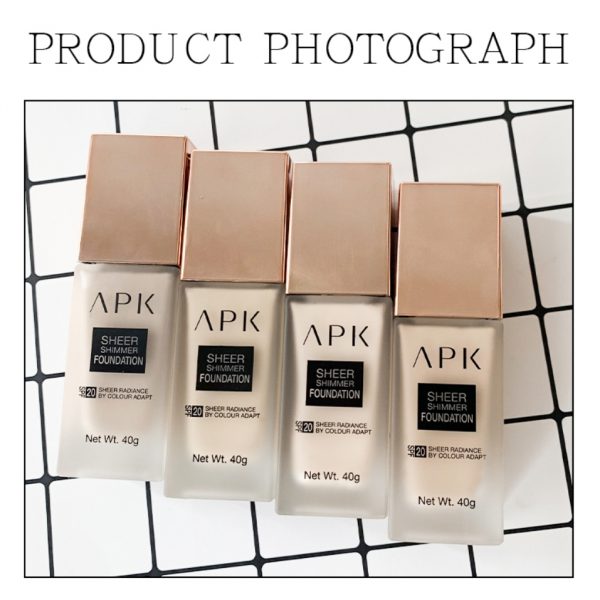 APK NEW SHEER SHIMMER FOUNDATION SPF 20