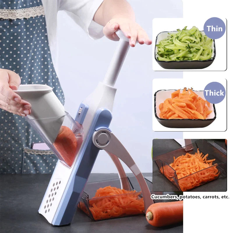 5-In-1 Multifunction Vegetable Slicer And Chopper