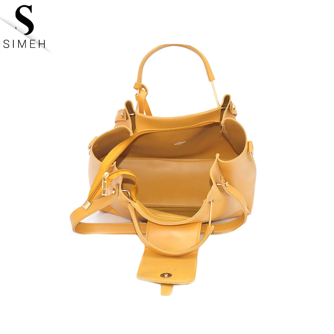 Simeh 3 in 1 Hand Bag -Yellow