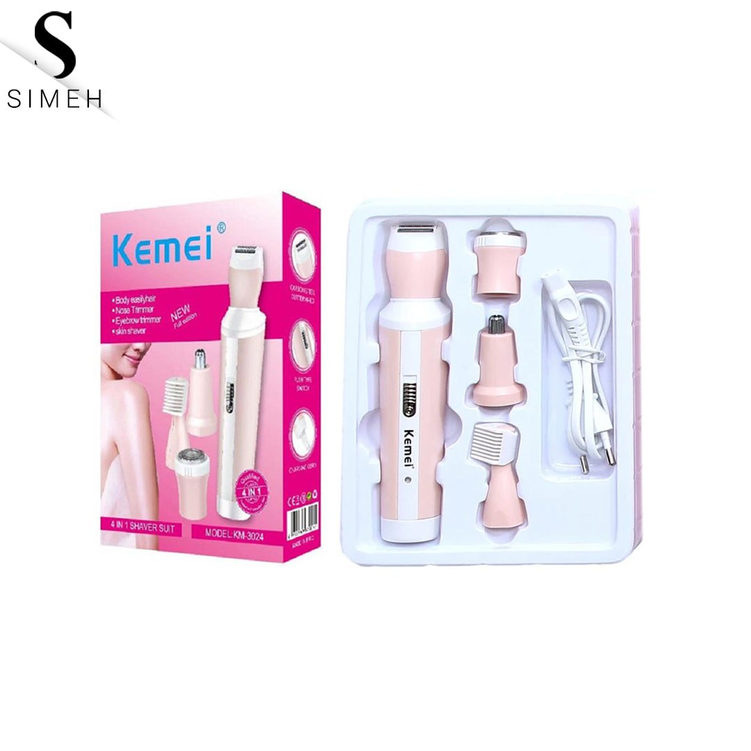 4 In 1 Women Trimmer Set – Kemei