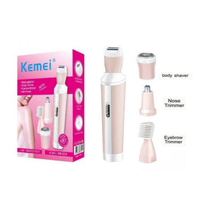 4 In 1 Women Trimmer Set – Kemei