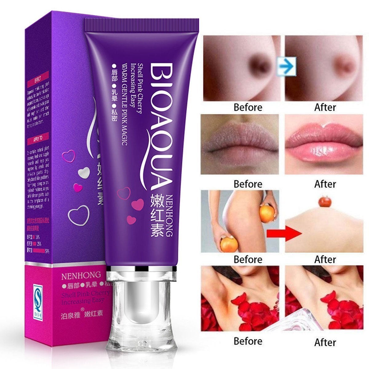 BIOAQUA Pink Magic Cream For Face, Body & Private Parts