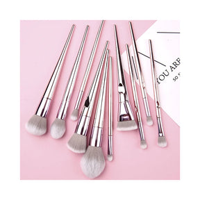 10 PCS CHROME BRUSHES SET | O.TWO.O