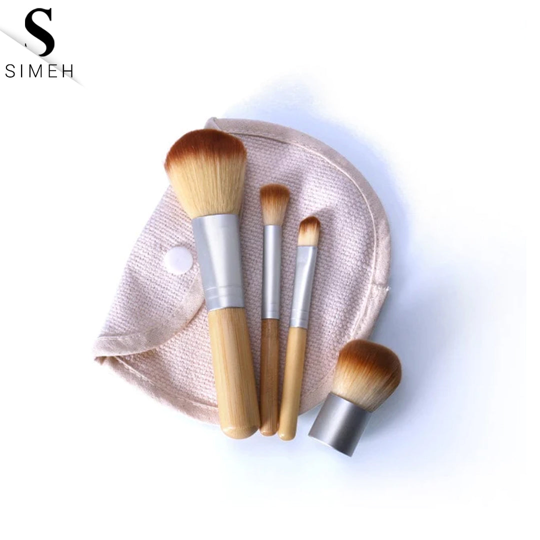 4 PIECES BAMBOO BRUSH SET | O.TWO.O