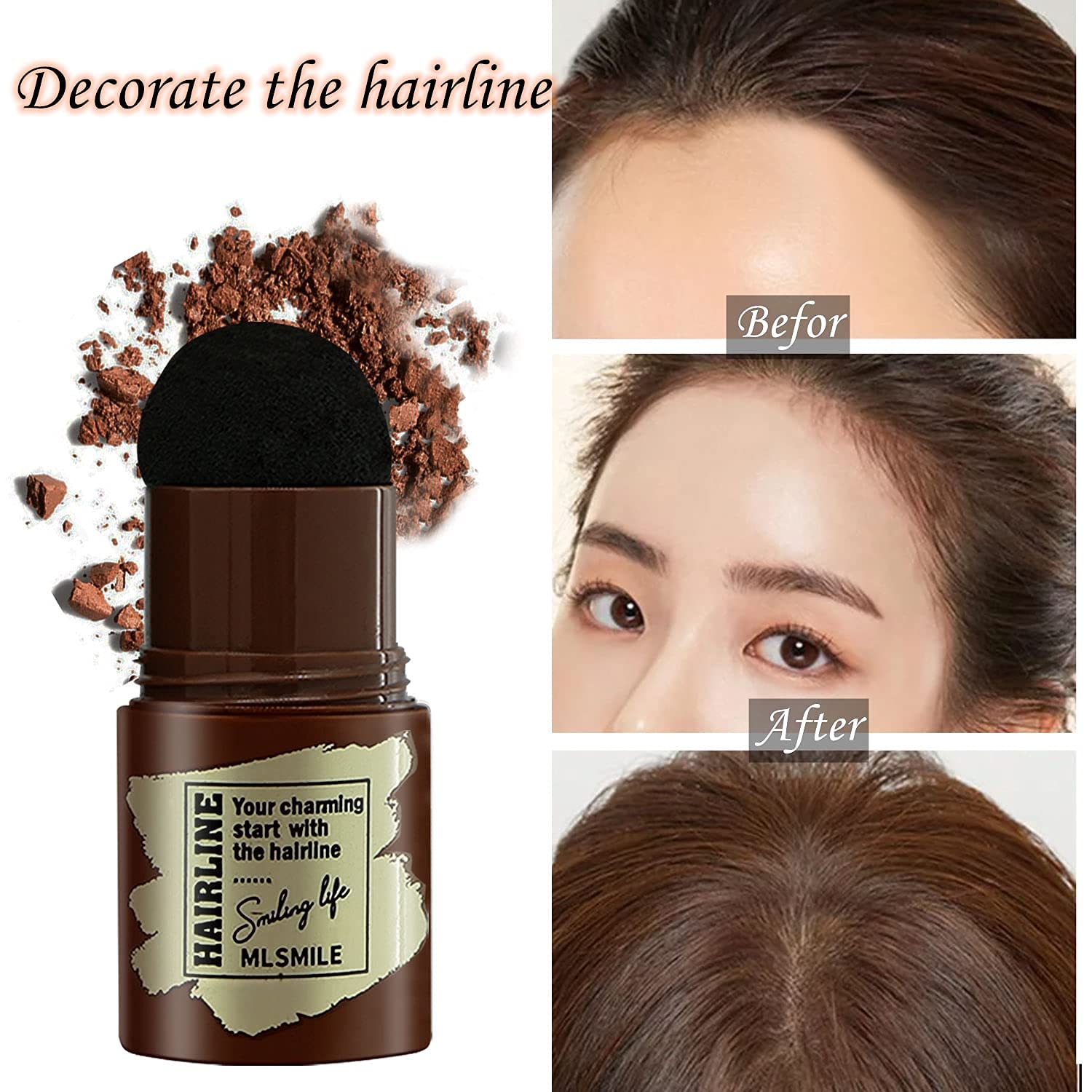 Catirise 3in1 Perfect Fix Hairline & Eyebrow Shaping Stamp with Stencils