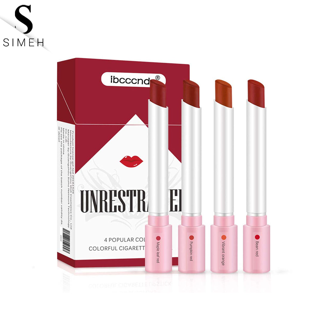 Matte Cigarette Lipstick Pack Set