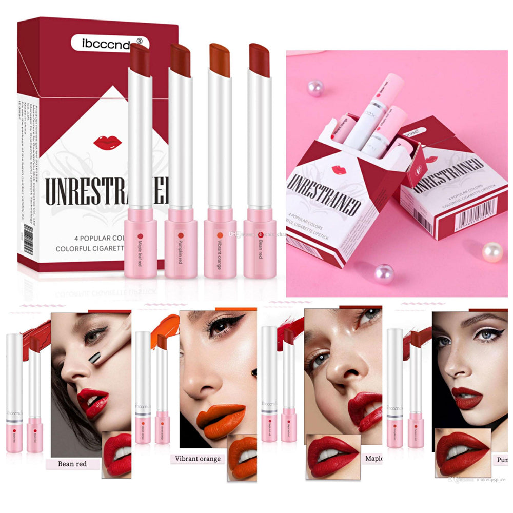 Matte Cigarette Lipstick Pack Set