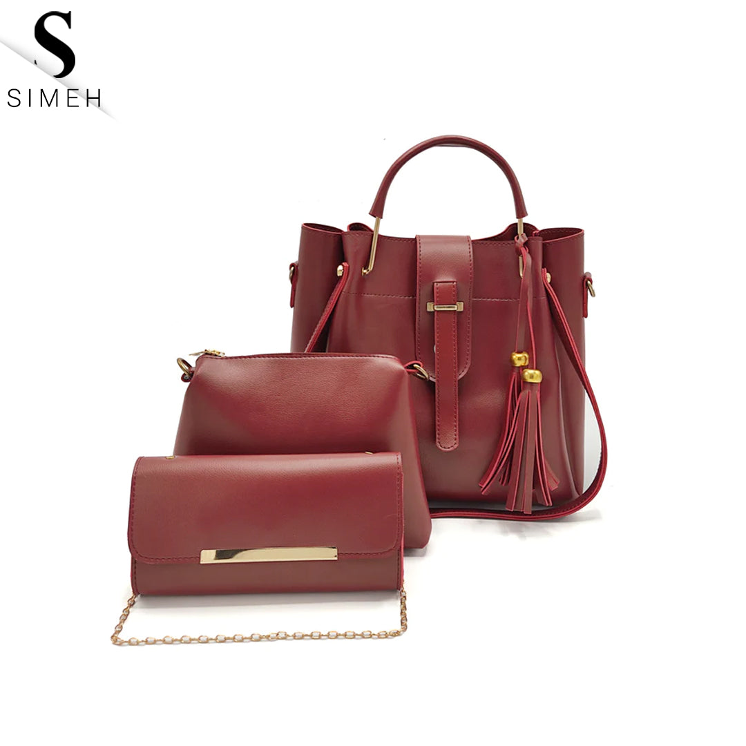 Simeh 3Pc - Maroon