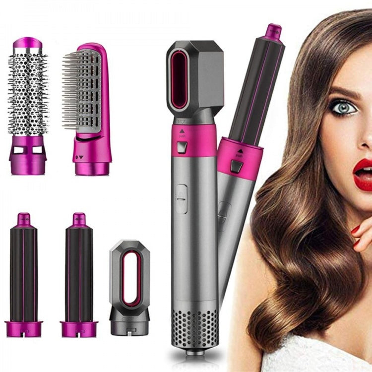 5 in 1 Interchangeable Hot Air Brush & Hair Dryer