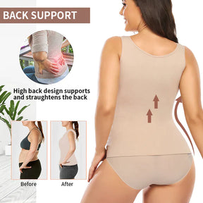 Imported™ Instant 2in 1 Camisoles Body Shapewear For (Women)