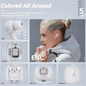 🔥HOT SALE 40% Bluetooth Headphones with ENC Noise Canceling