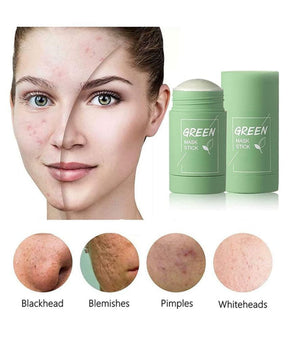 Clean Pores Oil 40g Original Green Face Mask, Natural Green Mask Stick For Face Hydrating